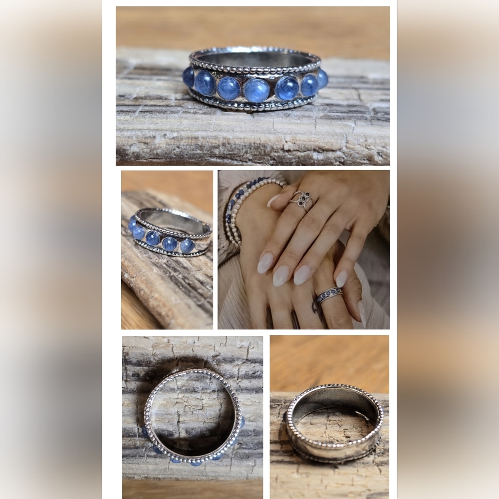 Opulenza Designs Jewelry Kyanite Multi-Stone Ring